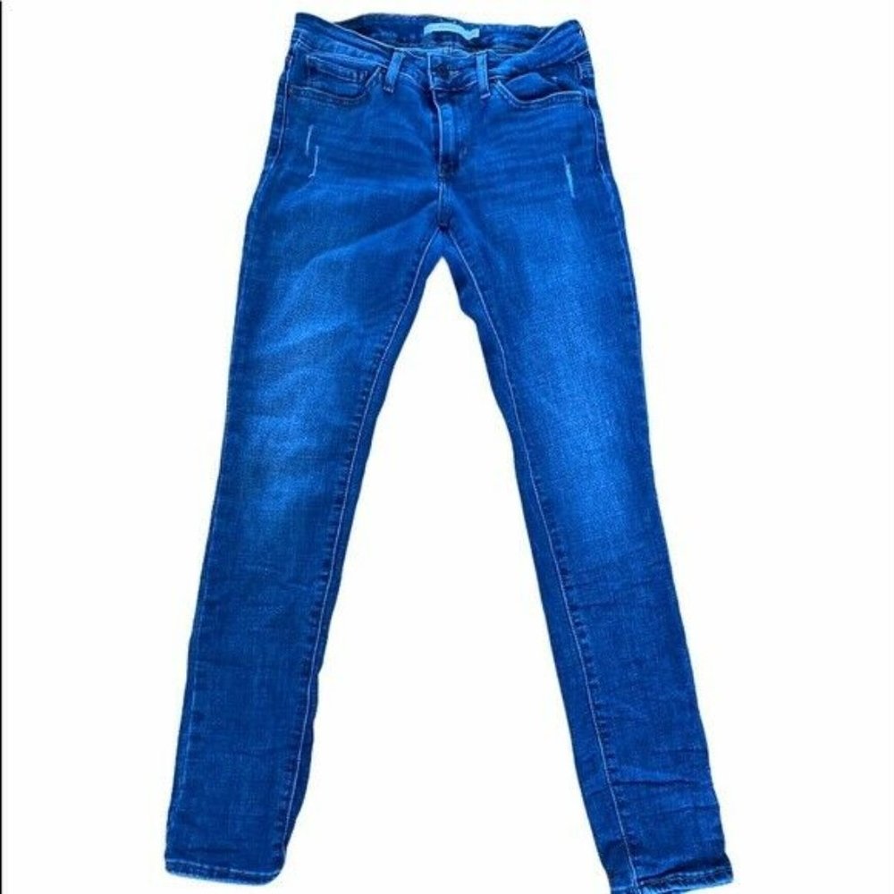 Levis 711 Skinny Denim Jeans Mid Wash Size 27